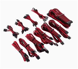 Corsair Premium Individually Sleeved DC Cable Pro Kit, Type 4 (Generation 4), Červená/Černá