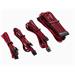 Corsair Premium Individually Sleeved DC Cable Starter Kit, Type 4 (Generation 4), Červená/Černá
