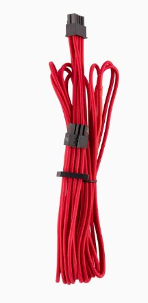 Corsair Premium Individually Sleeved EPS12V CPU cable, Type 4 (Generation 4), Červená