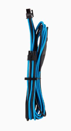 Corsair Premium Individually Sleeved EPS12V CPU cable, Type 4 (Generation 4), Modrá/Černá