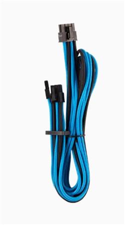 Corsair Premium Individually Sleeved PCIe cable, Type 4 (Generation 4), Modrá/Černá