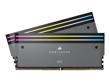 CORSAIR RAM Dominator Titanium RGB - 64 GB (2 x 32 GB Kit) - DDR5 6000 DIMM CL30