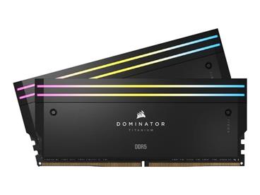 CORSAIR RAM Dominator Titanium RGB - 64 GB (2 x 32 GB Kit) - DDR5 6400 DIMM CL32