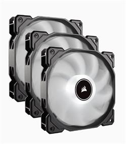 CORSAIR ventilátor AF120 LED Low Noise Cooling Fan, Triple Pack - Bílá