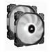 CORSAIR ventilátor AF140 LED Low Noise Cooling Fan, Dual Pack - Bílá