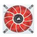 Corsair ventilátor ML120 LED ELITE, 120mm, Červená, Single Pack
