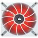 Corsair ventilátor ML140 LED ELITE 140mm, Červená, Single Pack