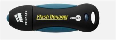 CORSAIR Voyager 128GB USB3 flash drive (max 190MB/s čtení, max 60MB/s zápis, vodě odolný a pogumovaný)