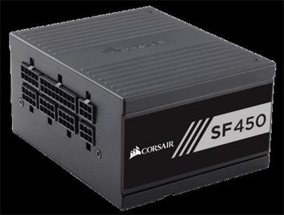CORSAIR zdroj SF450 450W SF série (SFX, ventilátor 92mm, 80plus Gold certifikace)