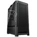 COUGAR Airface Black | PC Case | Mid Tower / Mesh Front Panel / 1 x 120mm Fan / TG Left Panel / Black