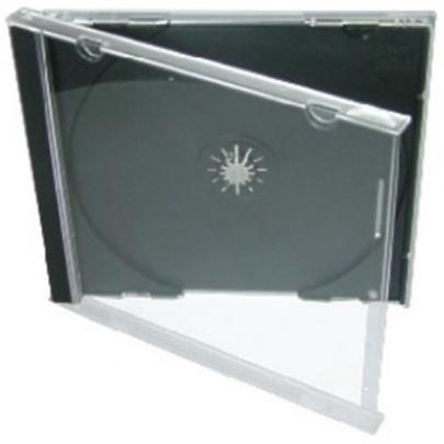 COVER IT Krabička na 1x CD - černá - normal, jewelbox