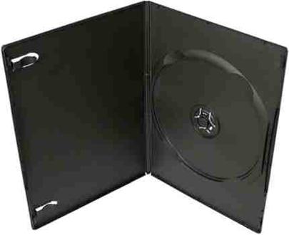 COVER IT Krabička na 1x DVD - černá - slim 7mm
