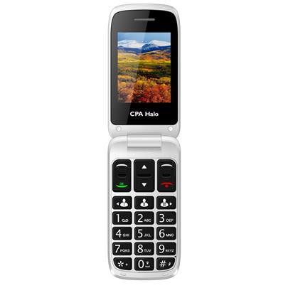 CPA mobilní telefon HALO 13 2,4"/ véčko/ vestavěná svítilna/ FM rádio - černý