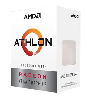 CPU AMD ATHLON 3000G 3.5GHZ VEGA 3/SKT AM4 L2 5MB 35W TRAY IN