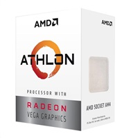CPU AMD Athlon 3000G (60-pack), 2-core, 3.5GHz, 5MB cache, 35W, socket AM4, VGA Radeon Vega 3, TRAY