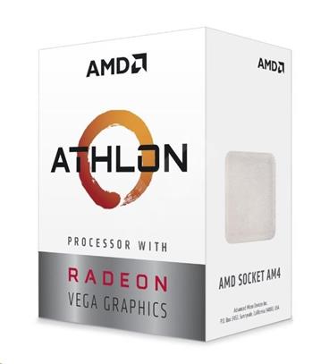 CPU AMD Athlon 300GE (38-pack), 2-core, 3.4GHz, 5MB cache, 35W, socket AM4, VGA RX Vega, Tray