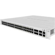 CRS354-48P-4S+2Q+RM 650MHz CPU, 64MB, 48x Gbps PoE LAN, 4x 10 Gbps SFP+, 2x 40 Gbps QSFP+, 1x PSU, 1U, L5