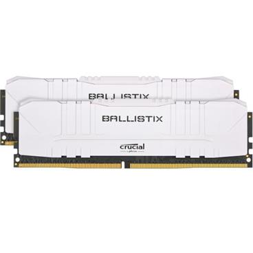 Crucial DDR4 16GB (2x8GB) Ballistix DIMM 2666MHz CL16 bílá
