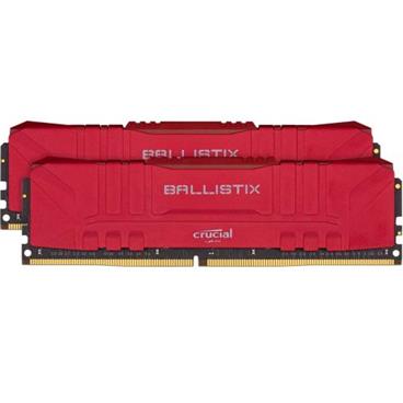 Crucial DDR4 16GB (2x8GB) Ballistix DIMM 2666MHz CL16 červená