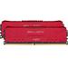 Crucial DDR4 16GB (2x8GB) Ballistix DIMM 3600MHz CL16 červená