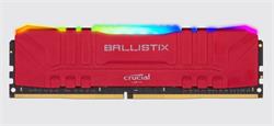 Crucial DDR4 16GB Ballistix RGB DIMM 3200Mhz C16 červená