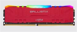 Crucial DDR4 16GB Ballistix RGB DIMM 3600Mhz C16 červená