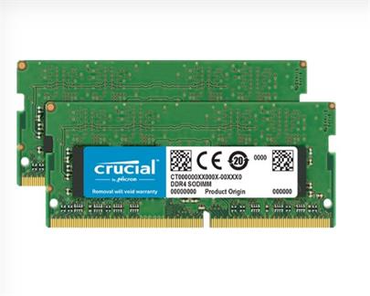 Crucial DDR4 32GB (Kit 2x16GB) SODIMM 2666MHz CL9 DR x8