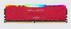 Crucial DDR4 8GB Ballistix RGB DIMM 3600Mhz C16 červená