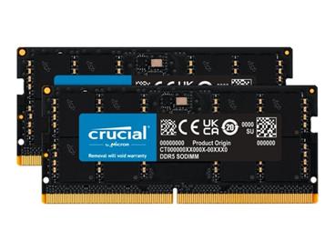Crucial DDR5 64GB (2x32GB) SODIMM 5200MHz CL42 (16Gbit)