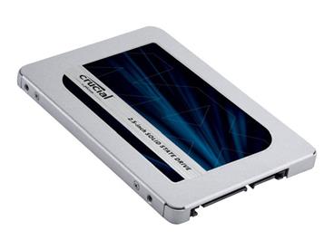Crucial SSD 500GB MX500 SATA III 2.5" 3D TLC 7mm (čtení/zápis: 560/510MB/s; 95/90K IOPS) + 9.5mm adaptér bulk