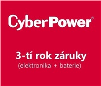 CyberPower 3-tí rok záruky pro EnviroSensor, RELAIO500, 4POSTRAIL