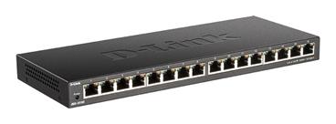 D-Link DGS-1016S 16-Port 10/100/1000Mbps Unmanaged Gigabit Ethernet Switch