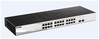 D-Link DGS-1210-26 L2/L3 Smart+ switch, 24x GbE, 2x SFP, fanless