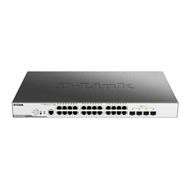 D-Link DGS-3000-28XMP 24xGbE PoE+, 4x SFP+, L2 mng