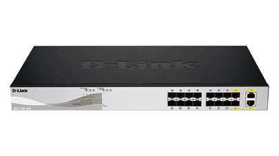 D-Link DXS-1100-16SC 16 Port switch including 14x10G SFP+ Interface ports & 2xCombo 10GBase-T /SFP+