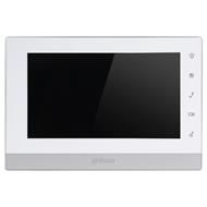 DAHUA Bytový monitor IP/ touch 7" 800x480/ Ethernet/ PoE pasivní/ paměť/ CZ menu/ bílo-stříbrný