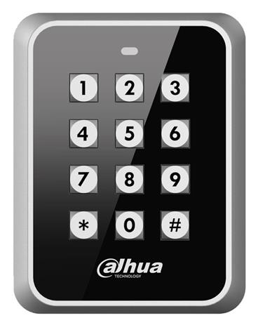 Dahua kódová klávesnice s RFID čtečkou - 125kHz, RS-485 a Wiegand, kovová antivandal IK08