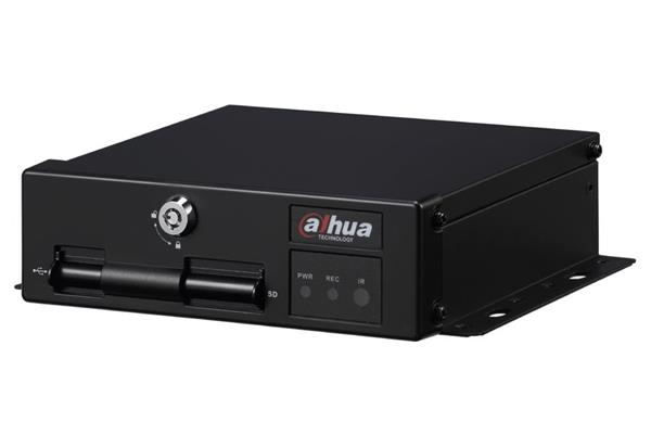 Dahua mobilní DVR 4x HDCVI 2Mpix + 1x IPC 2Mpix/ 2x SDslot/ EN50155/ AI analytiky ADAS, DSM, BSD