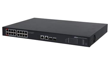 DAHUA PoE switch 18x 1Gb + 2x SFP, PoE 802.3af/at/bt/Hi-PoE 240W