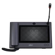 DAHUA Recepční monitor IP/ touch 10" 1024x600/ HDMI-out/ Ethernet/ DC12V/ paměť/ externí mikrofon/ CZ menu/ černý