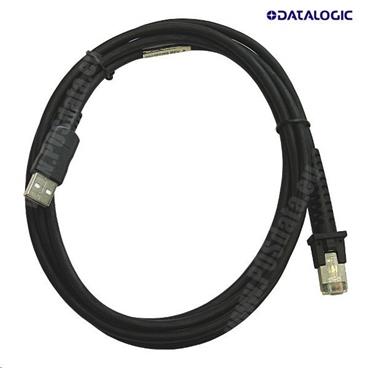 Datalogic Cable, USB, Type A, TPUW, Straight, 2M, Black