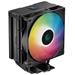 DEEPCOOL chladič AG400 Digital / 120mm fan ARGB / 4x heatpipes / PWM / pro Intel i AMD / černý