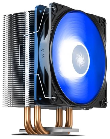DEEPCOOL chladič CPU Gammaxx 400 V2 (BLUE) / 120 mm fan / 4x tep. trubice / modré podsvícení / Intel a AMD