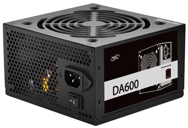 DEEPCOOL zdroj DA600 / 600W / ATX / 120 mm fan / PFC / 80 Plus Bronze