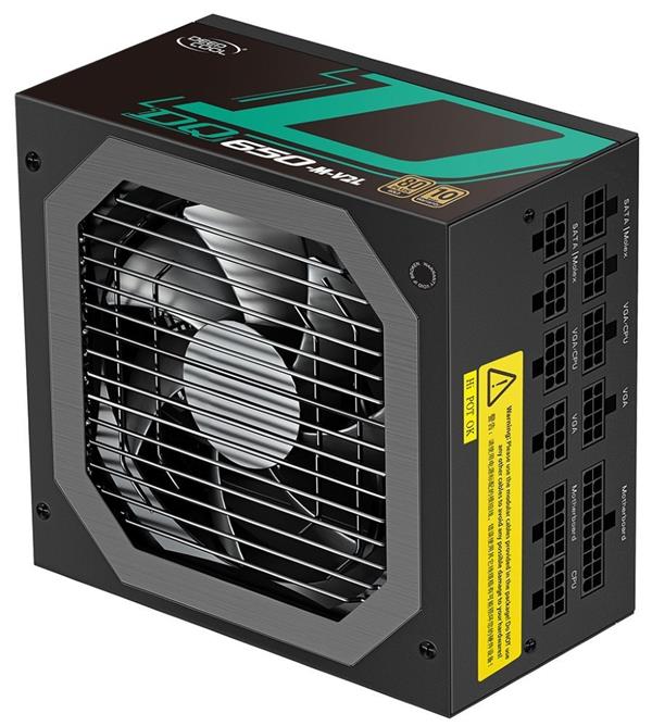 DEEPCOOL zdroj DQ650-M-V2L / 650W / ATX / 120mm / PFC / modulární / 80 Plus Gold