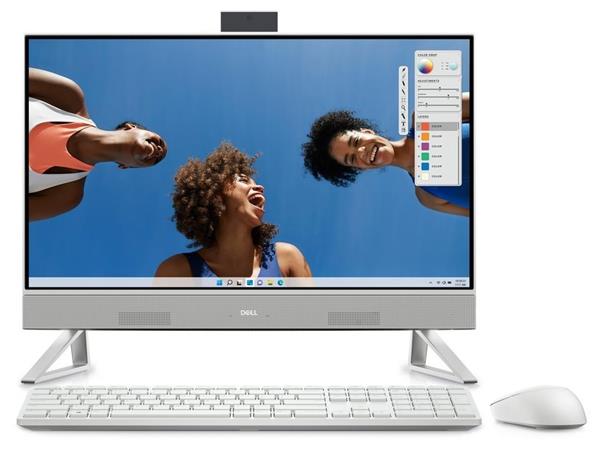 DELL Inspiron AIO 5420/i3-1315U/8GB/512GB SSD/24" FHD/W11H/bílý + KM5221W