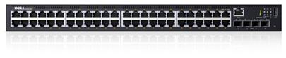 DELL Networking N1548P L3 POE+gigabit switch/48x1GbE +4x10GbE SFP+port/stohovatelný/management/NBD