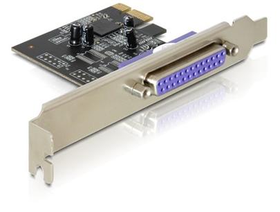 Delock Adaptér PCI Express x1 1x paralelní port + low profile