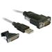 Delock Adaptér USB 2.0 > sériový port + konvertor na paralelní port