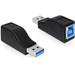 DeLock adaptér USB 3.0-B samice na USB 3.0 A samec